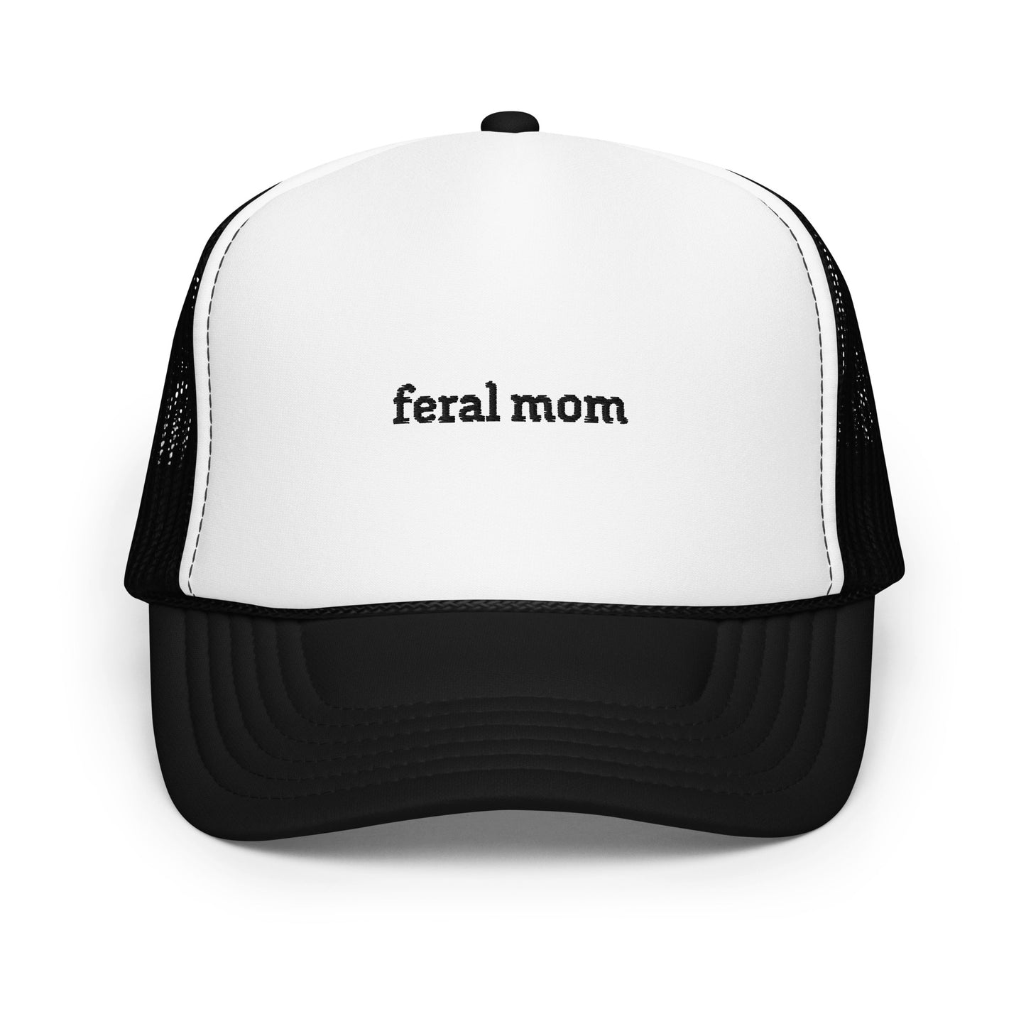 FERAL MOM Foam trucker hat