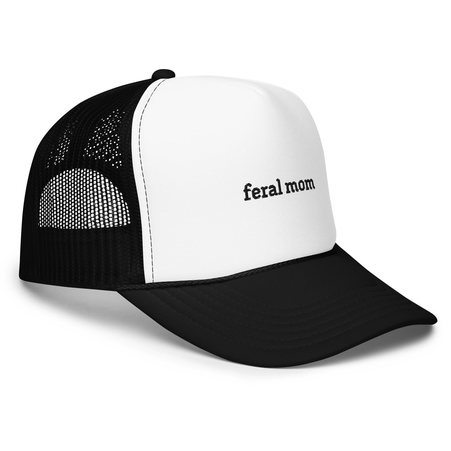 FERAL MOM Foam trucker hat