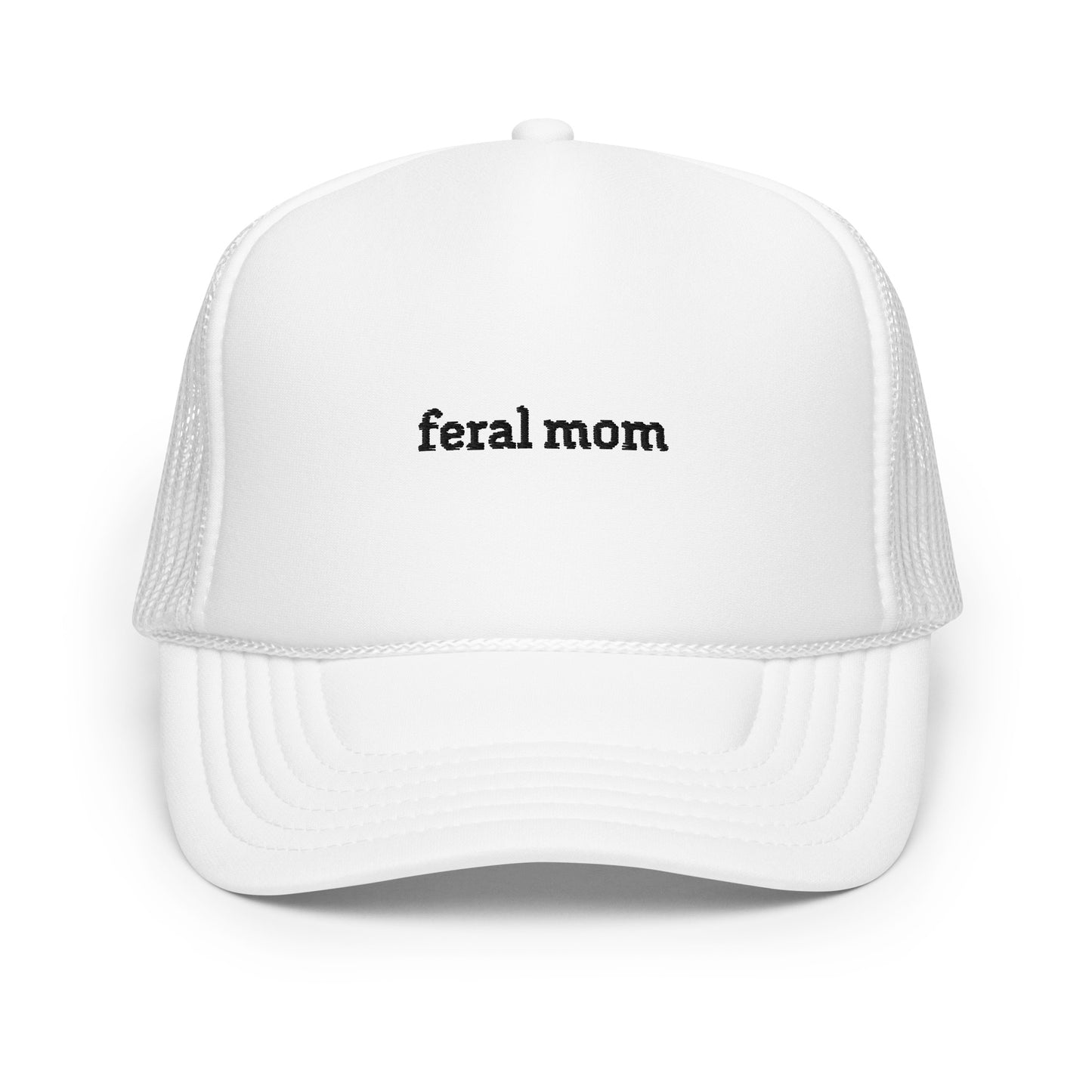 FERAL MOM Foam trucker hat