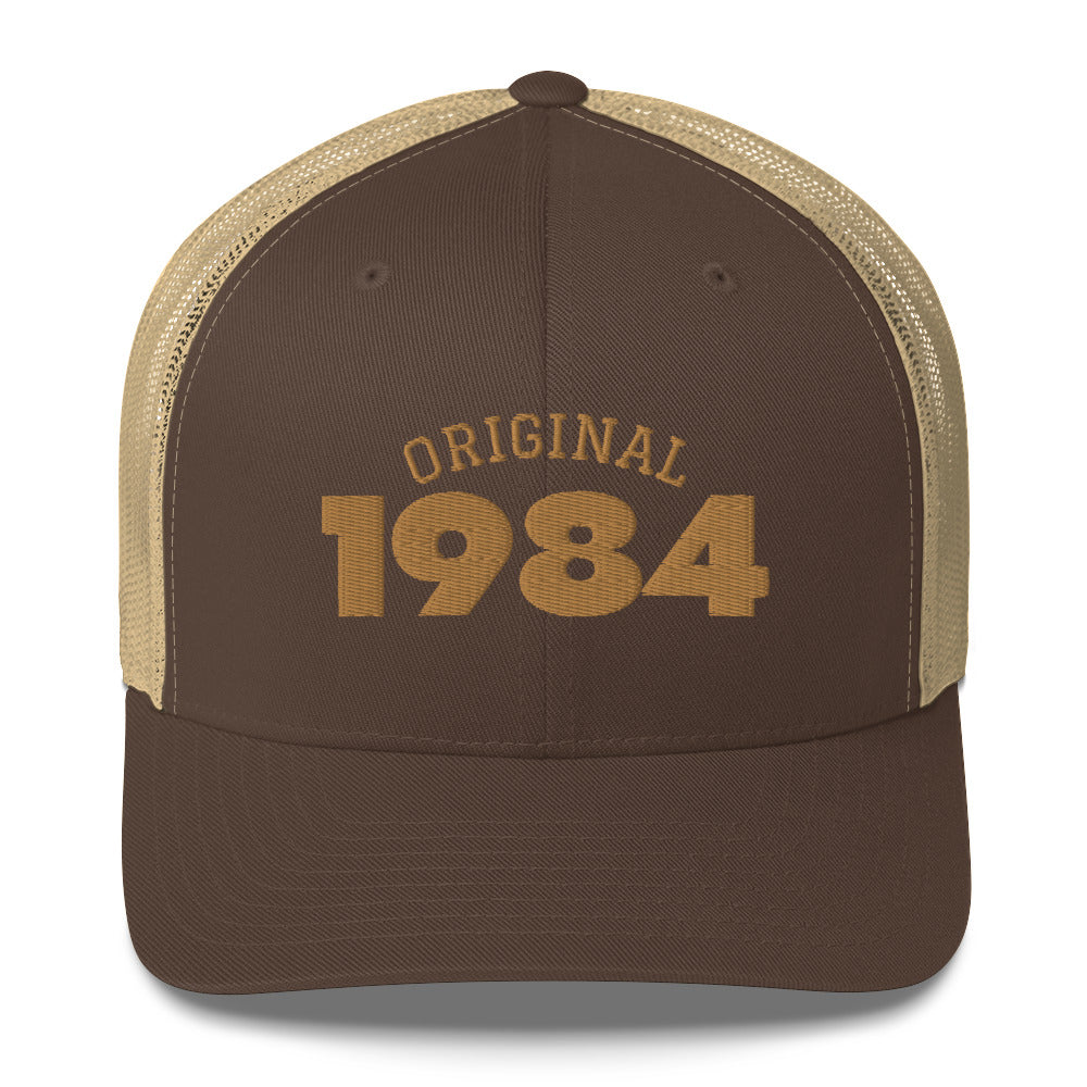 1984 vintage style embroidered Trucker Cap