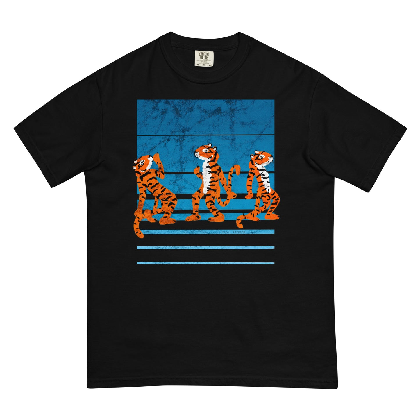 80s style retro dancing tiger