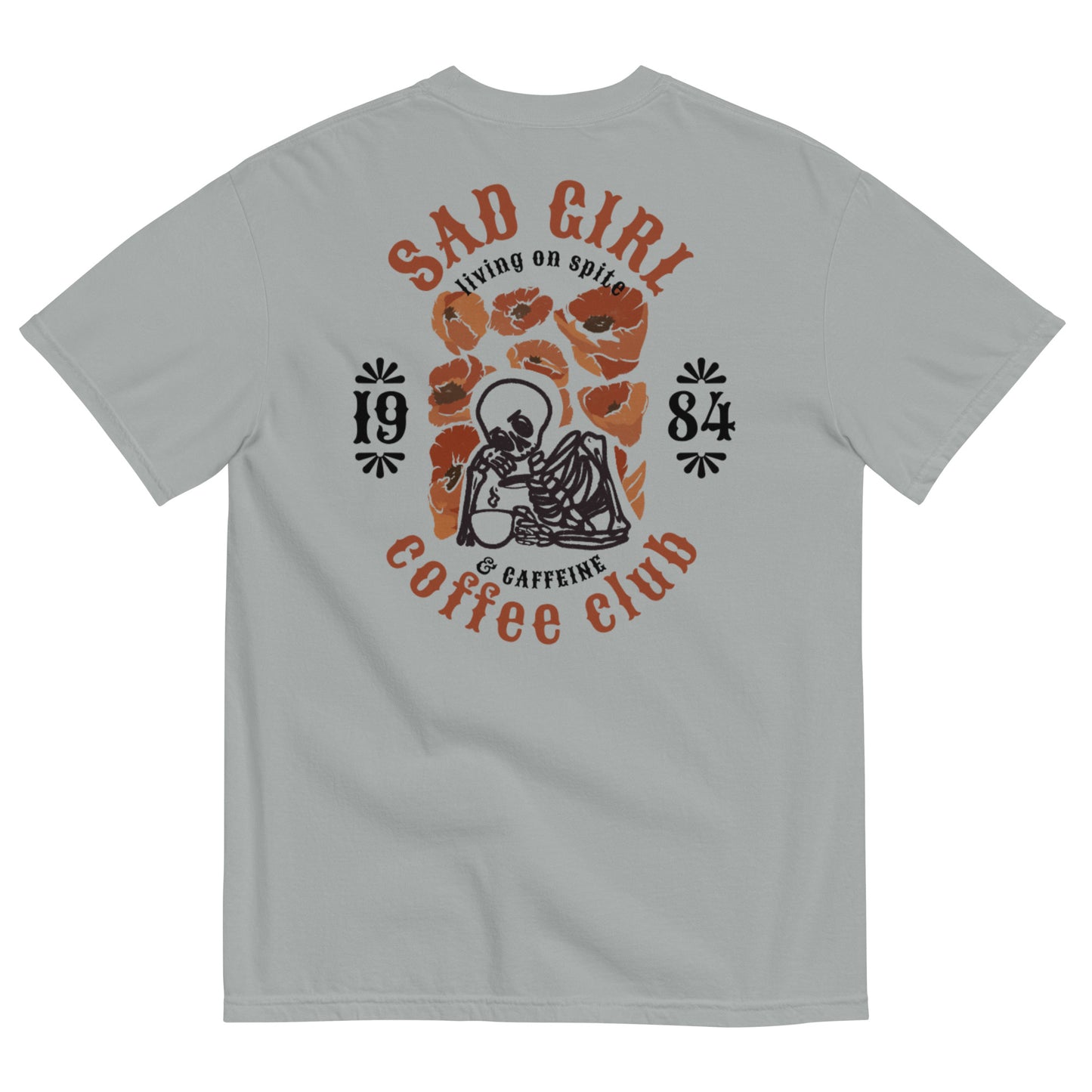 SAD GIRL COFFEE CLUB graphic tee