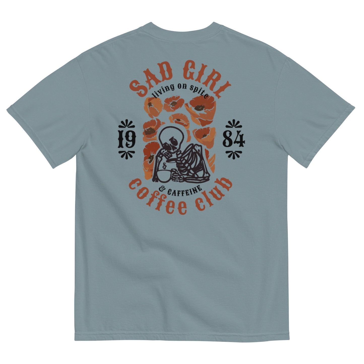 SAD GIRL COFFEE CLUB graphic tee
