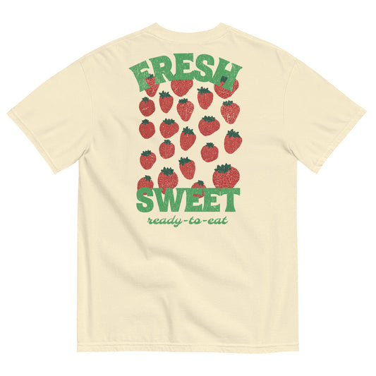 fresh and sweet strawberry graphic tshirt