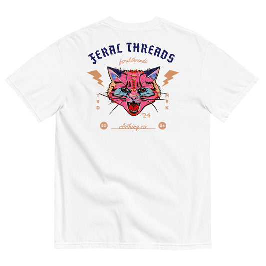 classic Feral Threads retro style tee